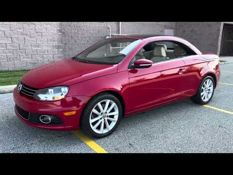 2012 Volkswagen EOS convertible with sunroof.