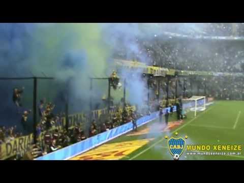 "La fiesta de la hinchada de Boca /Boca 1 - River 1 /T.Final 2013" Barra: La 12 • Club: Boca Juniors