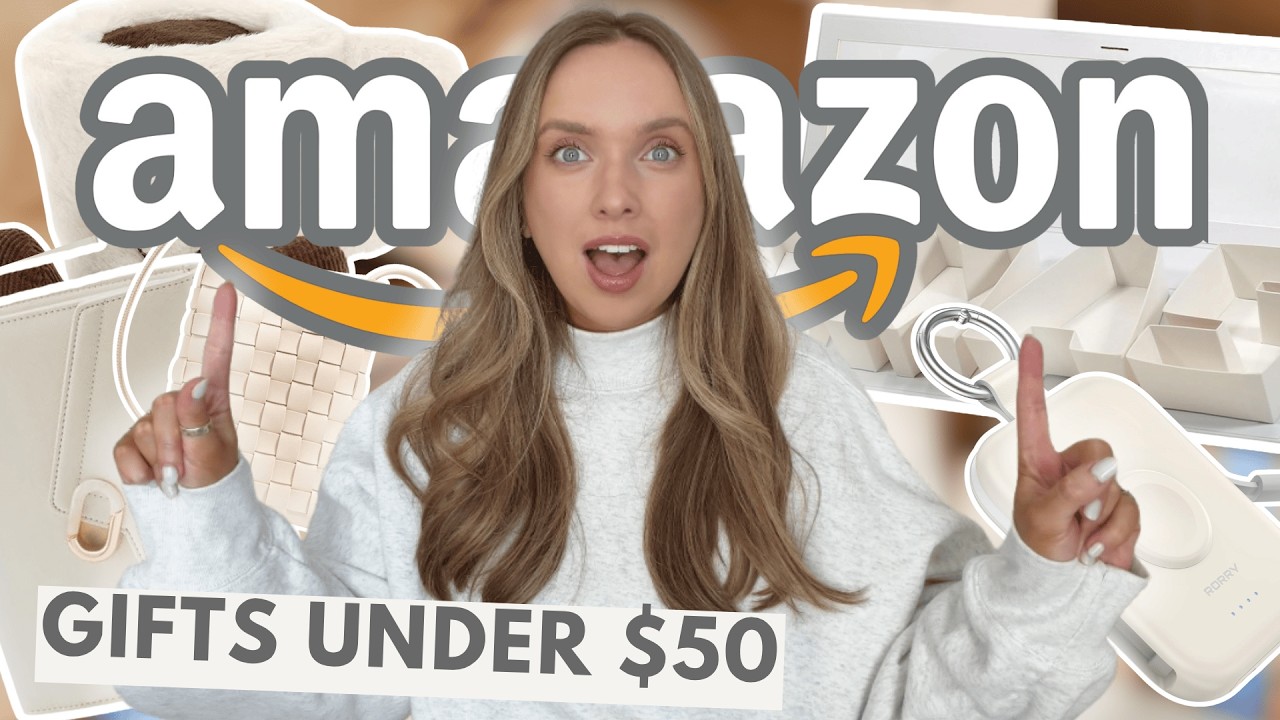 🎁25 AMAZON GIFT IDEAS UNDER $50: gifts for her, gifts for him, gifts for everyone #amazonfinds2025