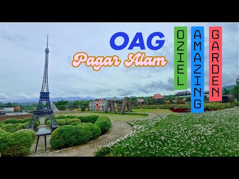 Oziel Amazing Garden Kota Pagar Alam, Wisata Tematik Miniatur Dunia dan Wisata Sawah