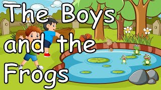 The Boys and the Frogs- English | Story for kids with subtitles