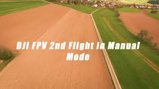DJI FPV 4th Flight / 2nd time in Manual Mode / BlackForest FPV Flight [4K]