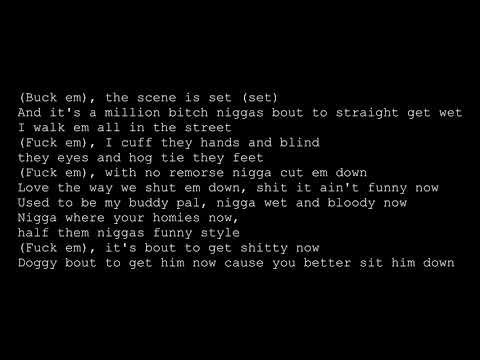 Snoop Dogg - Buck Em ft. Sticky Fingaz (Lyrics Video)