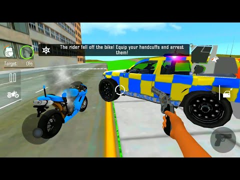 Police Car Driving Motorbike Riding Simulator - NEW Game of Duty Police Officer - Android Gameplay