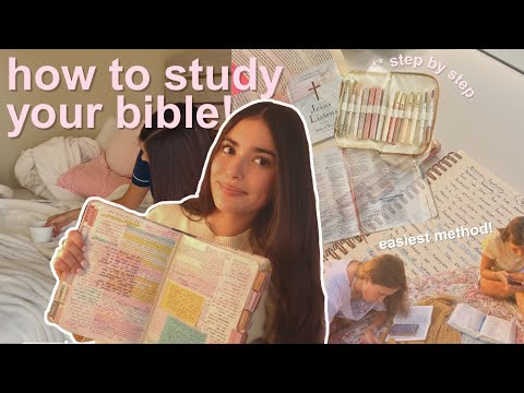 the EASIEST way to study your bible