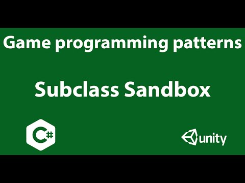 Subclass Sandbox pattern in C# unity