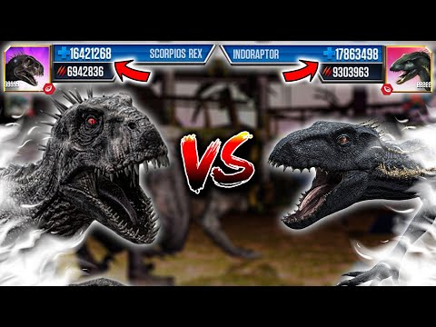 HYBRID X BATTLES in JURASSIC WORLD THE GAME!