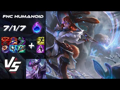 Fnatic Humanoid MID Aurora vs Syndra - EU Challenger Patch 25.S1.4