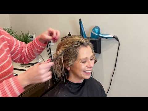 Perfect bob haircut for women over 50 from Boys and Girls Hairstyles YouTube channel