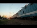 ЭП1М-619 с поездом Сосногорск — Новороссийск 