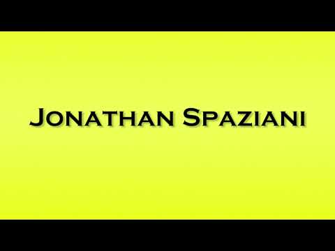 Pronunciation of Jonathan Spaziani