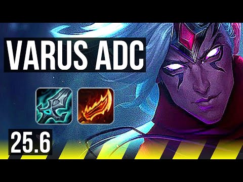 VARUS & Lulu vs TRISTANA & Karma (ADC) | 9/1/4 | EUW Master | 25.6