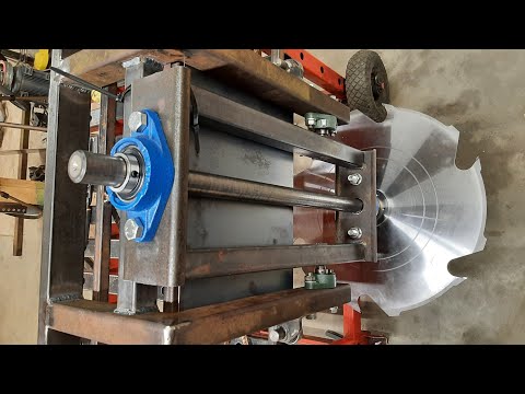 Swingblade SAWMILL Build Ep.2 - Saw Carriage Fabrication