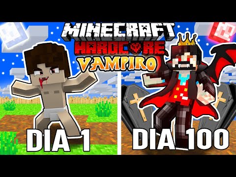 🌀Sobreviví 100 DÍAS siendo un VAMPIRO en Minecraft HARDCORE!