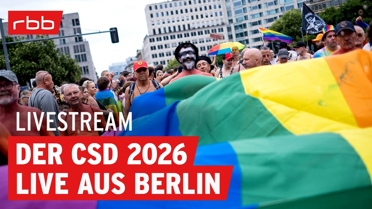 CSD Berlin 2026: Live von der Demo | Christopher Street Day