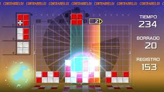 CONTRARELOJ BORRANDO CUADROS 22 LUMINES REMASTERED GAMEPLAY