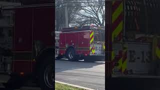 Westview Fire Department Brand New Engine 13 Responding to an unconscious fall
