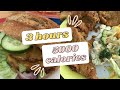 My 3h Binge...What I Binge In A Day | 5000 calories //TW
