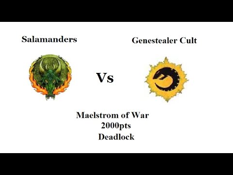 REMATCH. Genestealer Cult Vs Salamanders Warhammer 40k Batrep