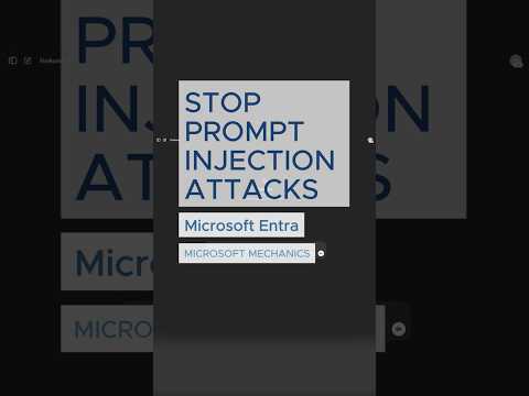 Block prompt injection attacks #MicrosoftEntra #AIProtection #ConditionalAccess