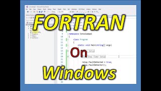 Fortran on Windows