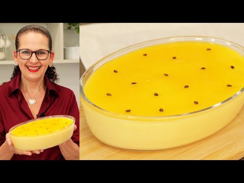 EVERYONE ASKS FOR THE RECIPE! PERFECT, EASY AND SUPER CREAMY PASSION FRUIT MOUSSE! - Isamara Amâncio