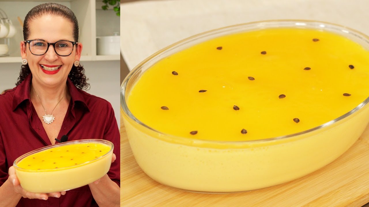 EVERYONE ASKS FOR THE RECIPE! PERFECT, EASY AND SUPER CREAMY PASSION FRUIT MOUSSE! - Isamara Amâncio