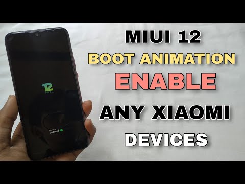 MIUI 12 Official Boot Animation Enable Any Xiaomi Devices | No Root