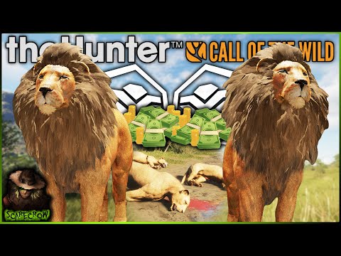 3 Diamond Lions In 60 Kills?!? Insane Diamond Lion & Money Guide! Call of the wild