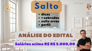 Análise do Edital SALTO 2026 – Professores - Banca SHDIAS