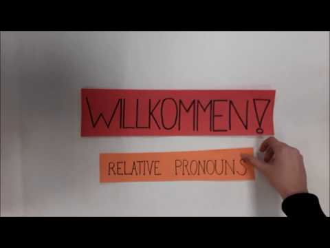 ...Relativpronomen WHO und WHICH