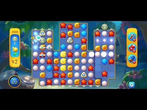 Fishdom 2526 - Super Hard Level (15 Moves)