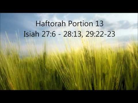 Shemot Haftorah Portion 13