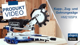 Pokosová pila HM216 SPX Scheppach - 2 kW, Ø 216 mm,