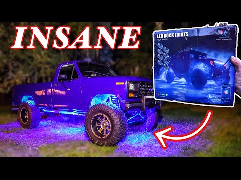 BRIGHTEST RGBW Rock Lights I've EVER OWNED!! | MicTuning C1 Rock Lights