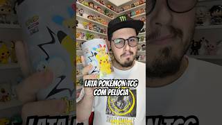 Nova lata de Pokémon TCG com pelúcia! #pokemon #pokemontcg #geek