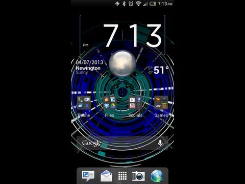 Tech Rings Live Wallpaper Video