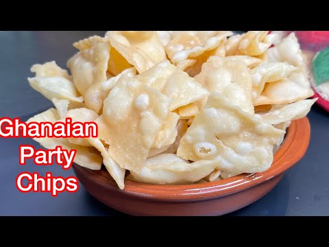 HOW TO MAKE AUTHENTIC GHANAIAN SUPER CRUNCHY PARTY CHIPS