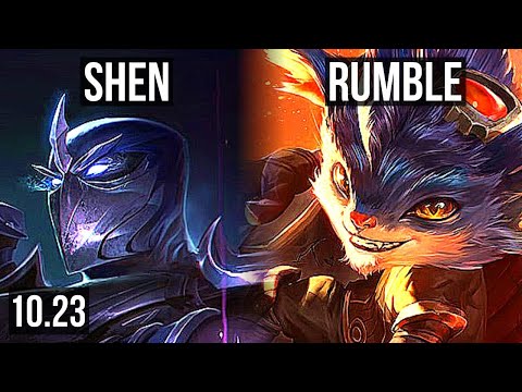 SHEN vs RUMBLE (TOP) | 10/2/16, 1.6M mastery, 700+ games, Legendary | BR Master | v10.23