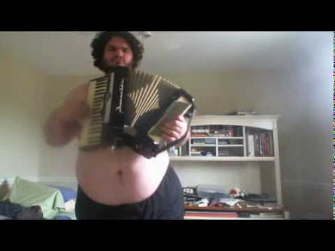 Fatass Plays Free Jazz On An Accordion While Topless