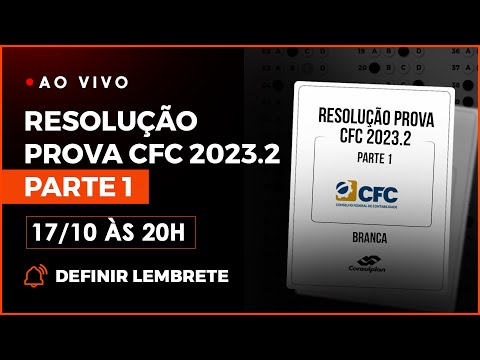 Resolução Prova do CFC 2023.2 | parte 1