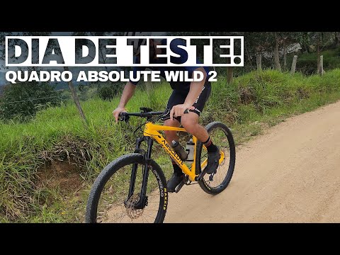 PRIMEIRO TESTE DO QUADRO ABSOLUTE WILD 2! | PEDALORIANO