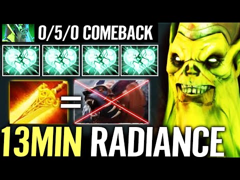 🔥 0/5/0 BAD START still 13MIN Radiance — Cancer Necrophos MID WTF Comeback by MagicaL Dota 2 Pro