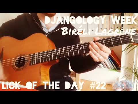 Gypsy Jazz Guitar Lick  Of The Day #22 - Djangology Week - BIRÉLI LAGRÈNE