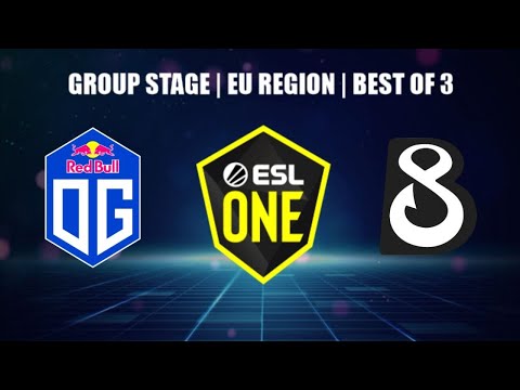 [ENG] Live: OG vs B8 (Dendi's Team) | Best of 3 | ESL One | EU Region