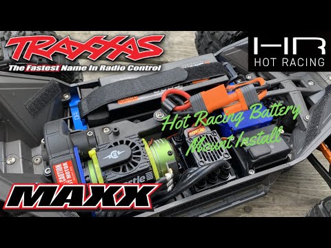Traxxas Maxx 4s Hot Racing Battery Mount Install