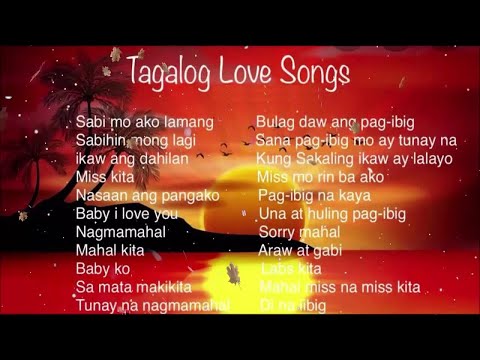 Tagalog Love Songs Collection ( Nyt Lumenda & Eden Baliwan )