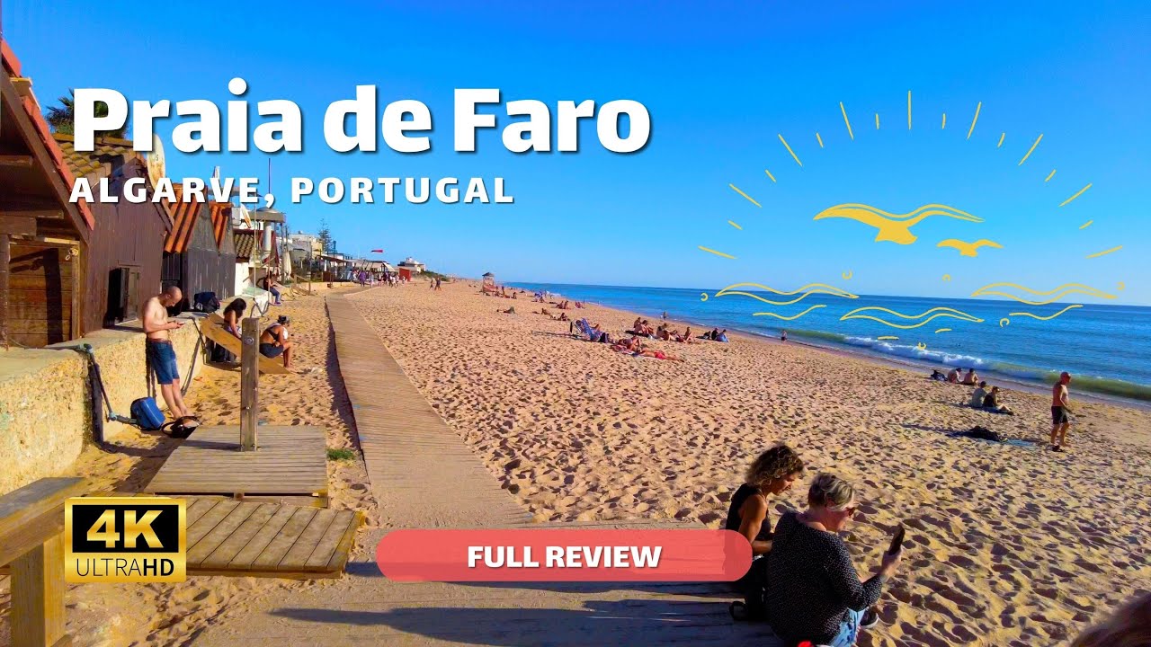 A duo embarks on a journey to Praia de Faro.