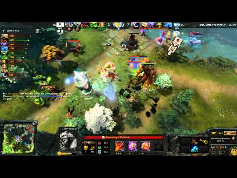 ESL 1 LAN Grand Finals IG vs EG G1 First Real Fight Mid