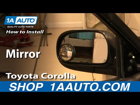 How to Replace Mirror 93-97 Toyota Corolla